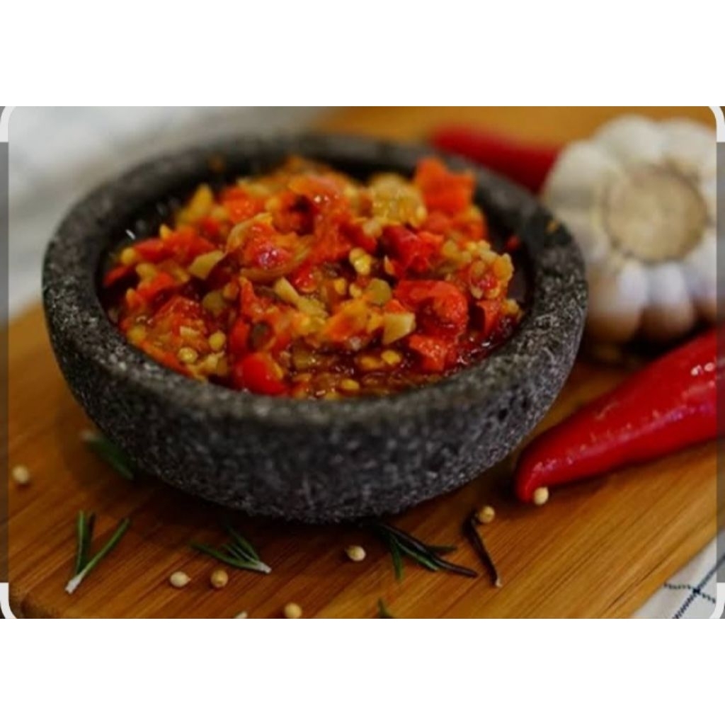 

sambal homade isi ikan, sambal dadakan