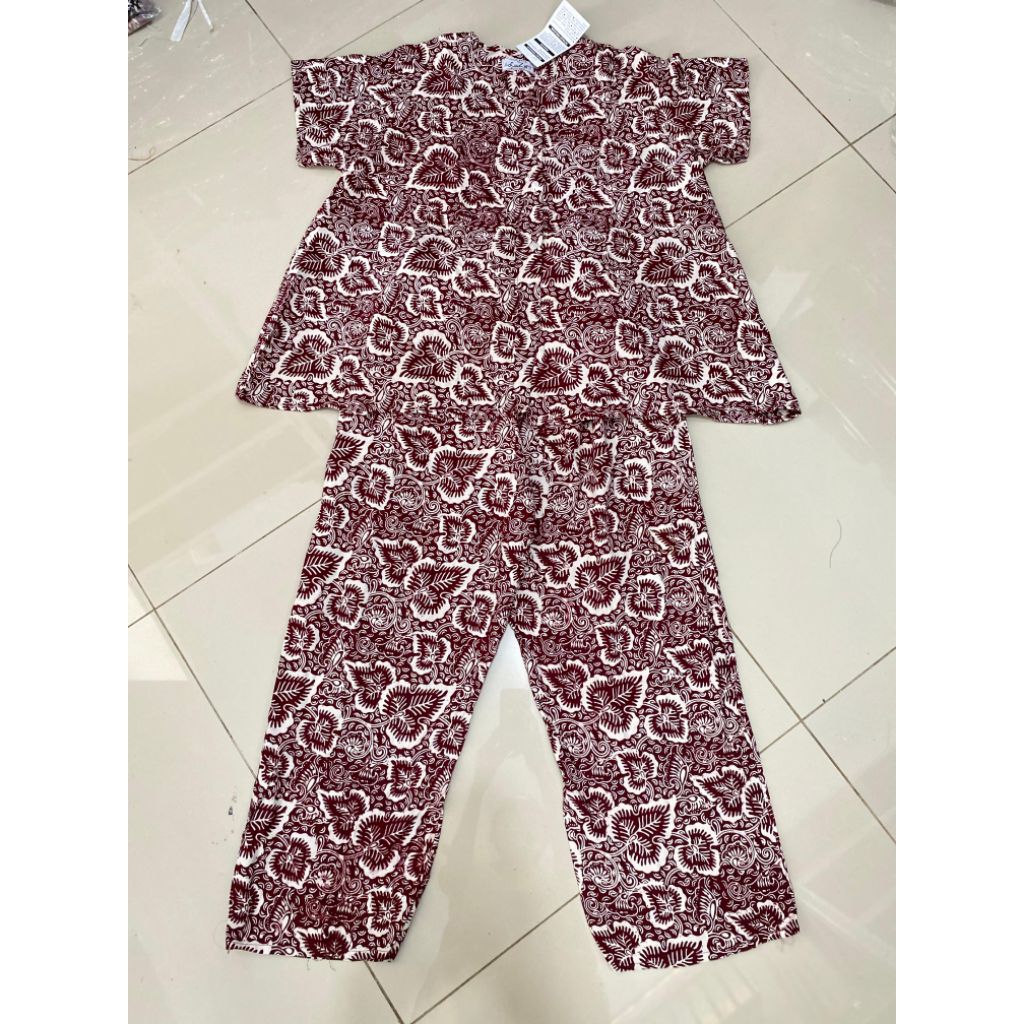 LUZA ~ Setelan Piyama Busui by Batik Luza