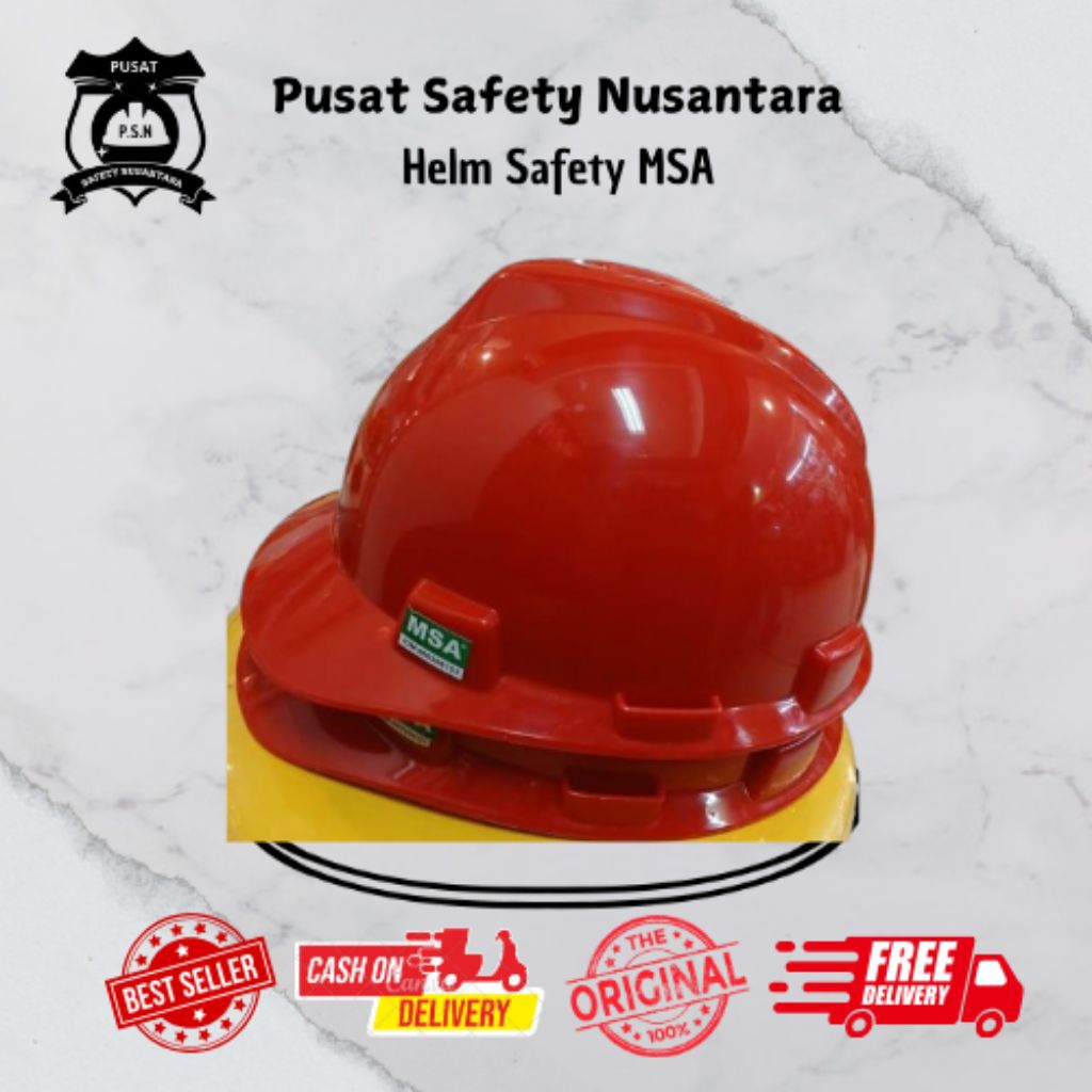 HELM SAFETY MSA/HELM SAFETY PROYEK/HELM KESELAMATAN MSA/HELM PROYEK