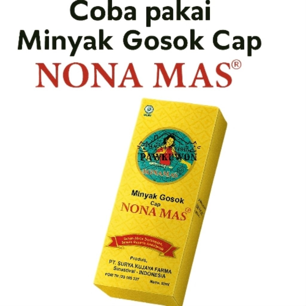 Nona Mas minyak gosok gatal termurah stok terbaru langsung pabrik 1pc 35ml original flores asli term