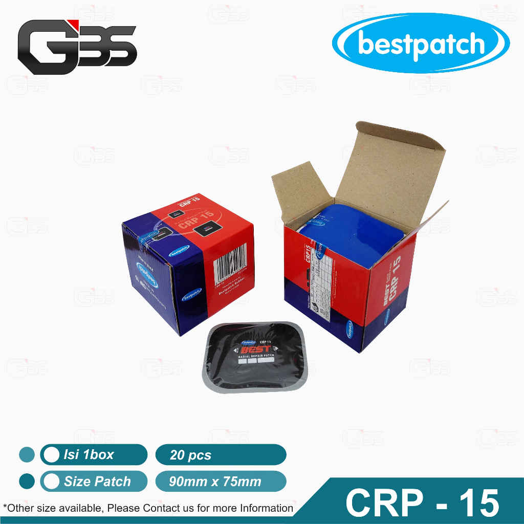 Bestpatch CRP 15 - Radial / Karet Tambal Ban Tip Top