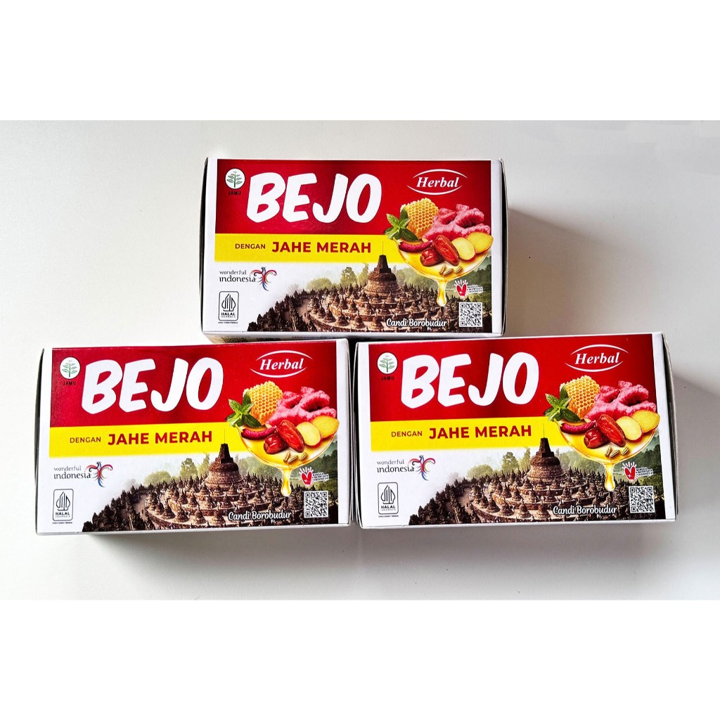 

BEJO JAHE MERAH Herbal Bintang Tujuh 7 Sirup Cair Masuk Angin 1 Box = 12 sachet