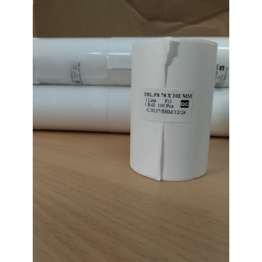 

Thermal Label/Resi 76x100mm core 1 inch