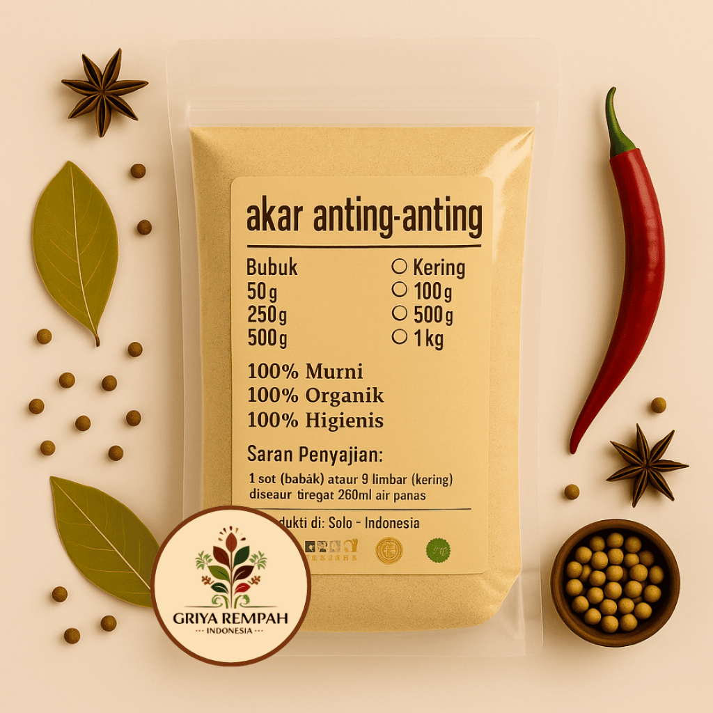 

AKAR ANTING-ANTING BUBUK 1 KG Premium – Rempah Herbal Kering Catnip Alami untuk Kesehatan Optimal Jamu Tradisional Simplisia Acalypha Australis