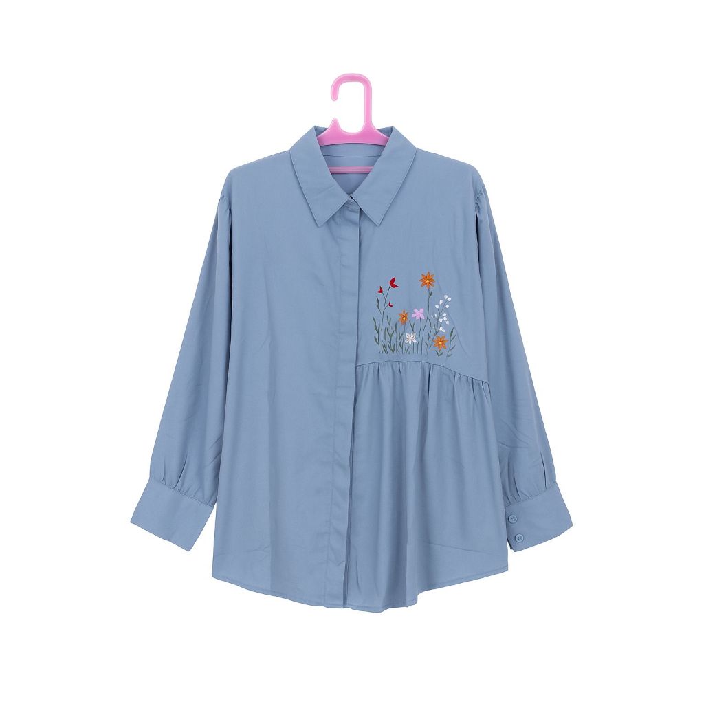 BLOUSE BUNGA PREMIUM WANITA