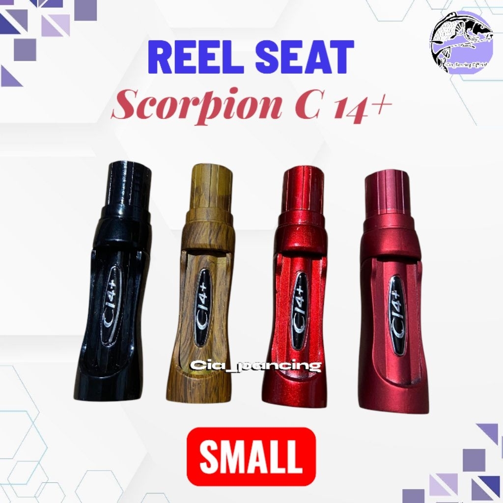 Reel seat scorpion C14+ SMALL / reel seat custom joran