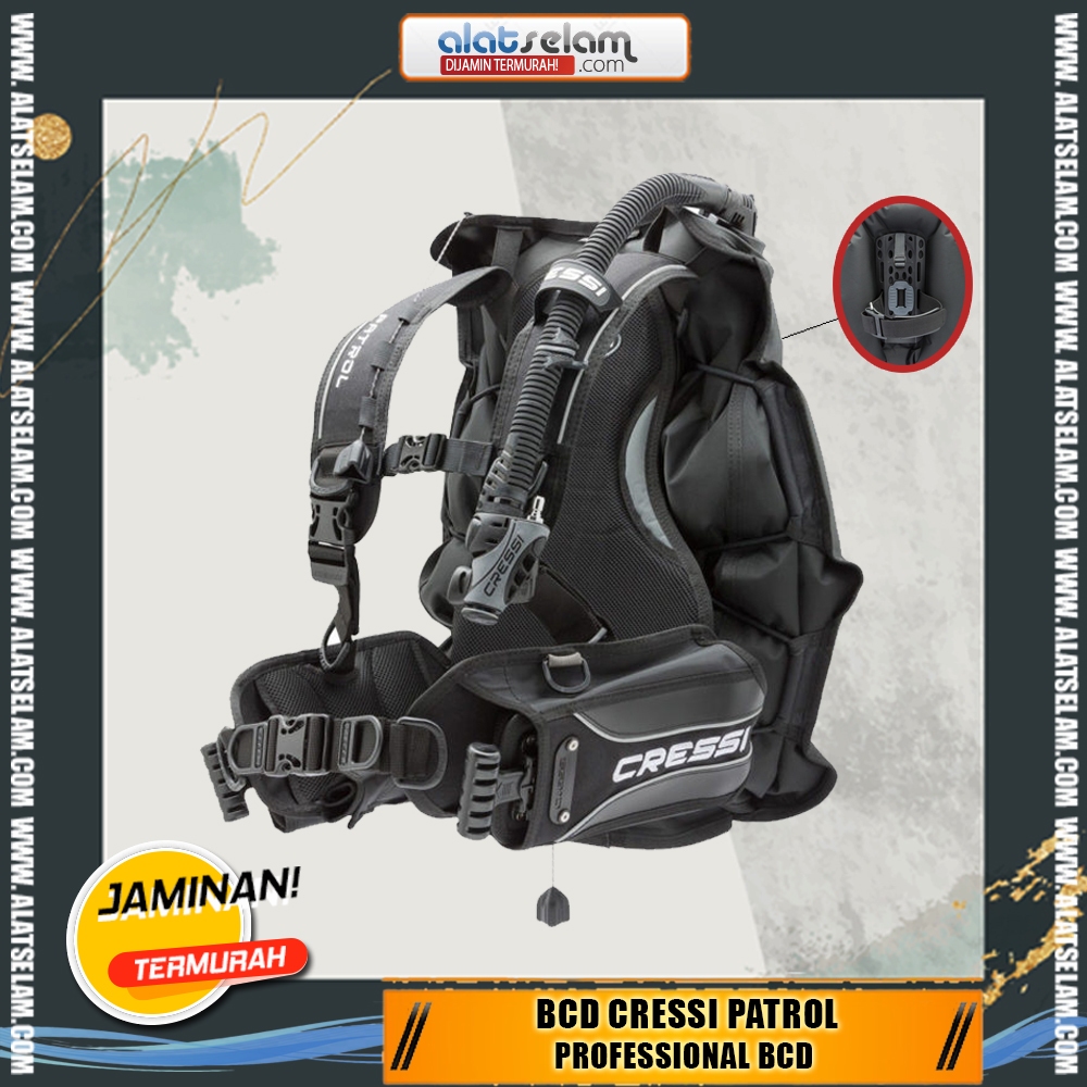 BCD Cressi Patrol AlatScuba Diving - ORIGINAL ITALY / BCD Scuba Diving / BCD Pelampung Scuba