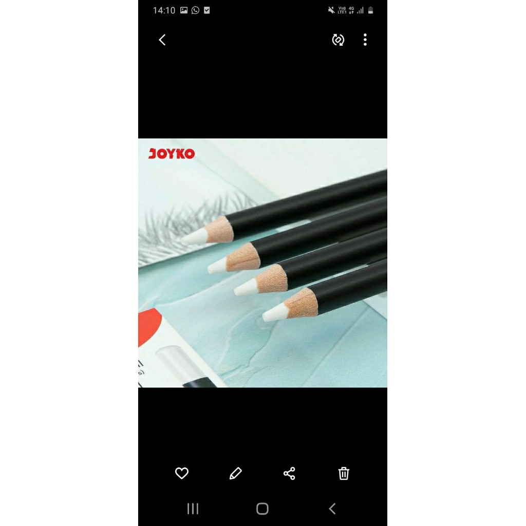 

JOYKO Eraser Pencil ERP-151 DIJUAL SATUAN - Penghapus bentuk Pensil Murah