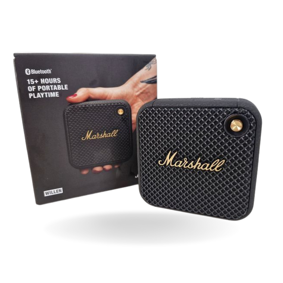 SPEAKER BLUETOOTH SUPER BASS PORTABLE WILLEN MARSHALL - SPEAKER WIRELESS ANTI AIR IP67