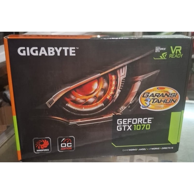 Vga Gigabyte Gtx 1070-1070Ti 8GB ddr5 Original 100%