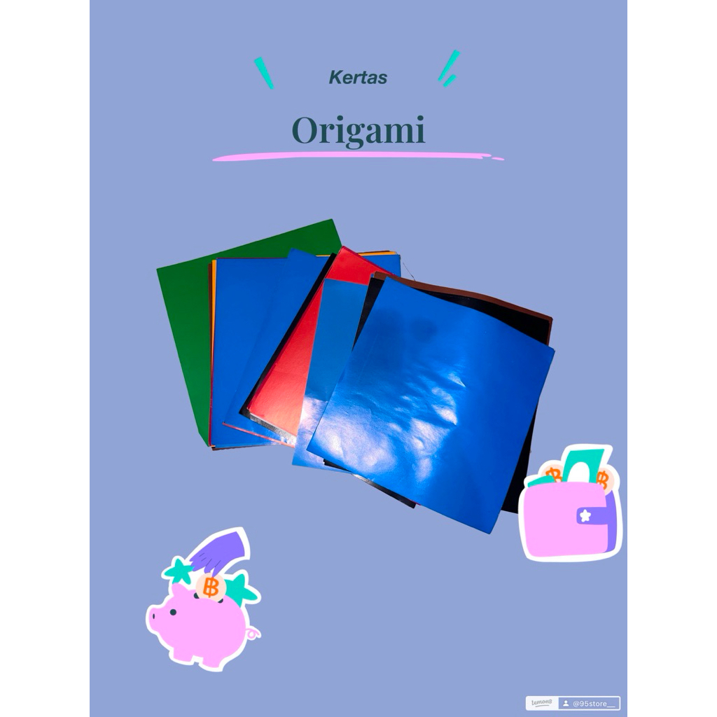 

kertas origami preloved sendiri