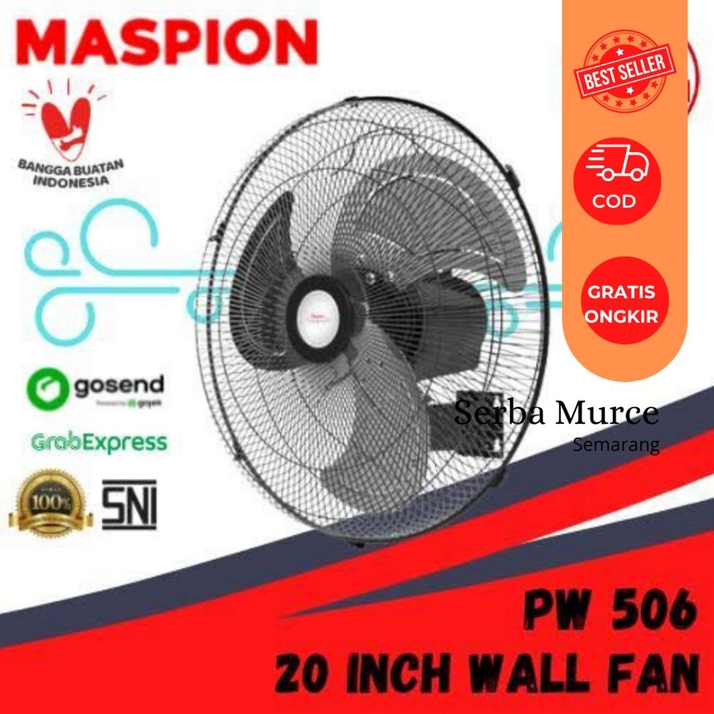 Kipas Angin Dinding Maspion Tornado 506w 20 inch