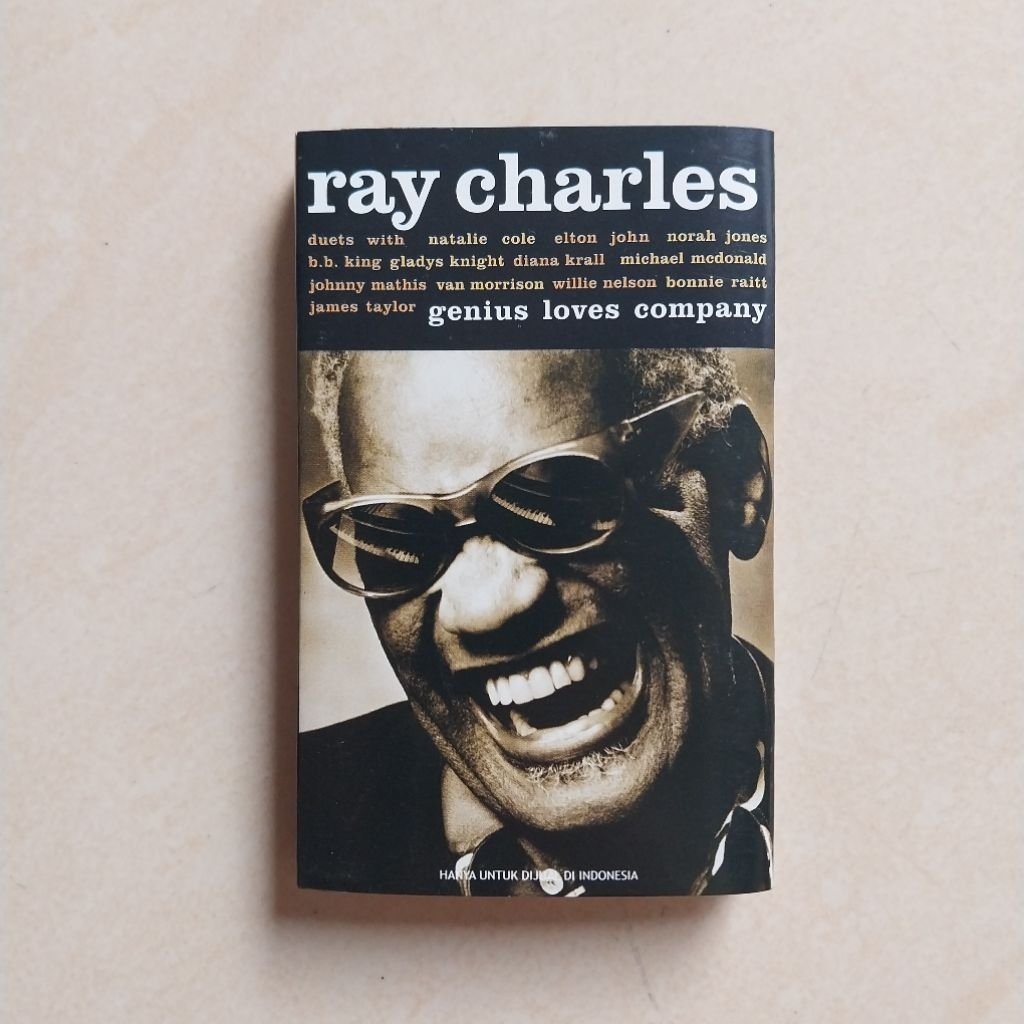 KASET RAY CHARLES ALBUM GENIUS LOVES COMPANY