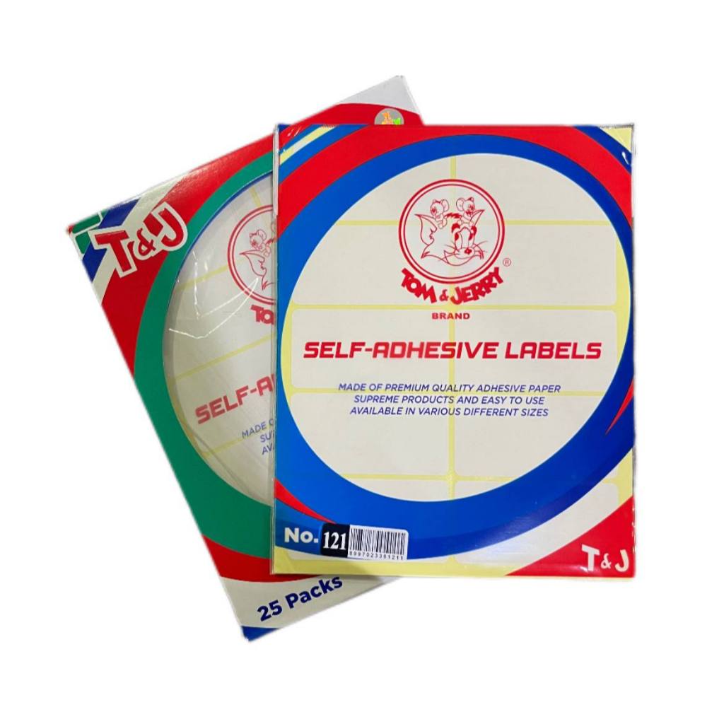 

Label Tom & Jerry / Label Putih Polos 121