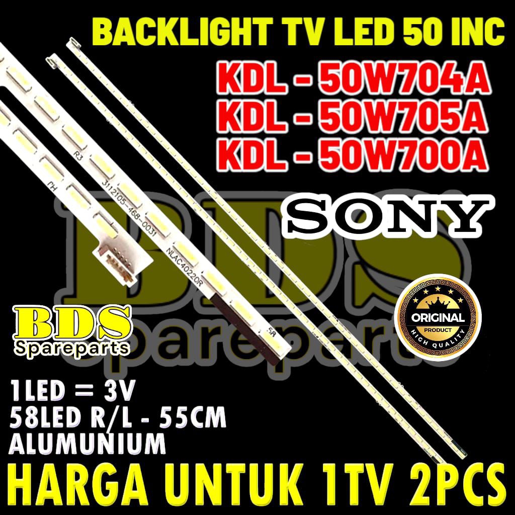 BACKLIGHT TV LED SONY 50 INC KDL-50W704A KDL-50W705A KDL-50W700A LAMPU BACKLIGHT TV SONY KDL 50W704A