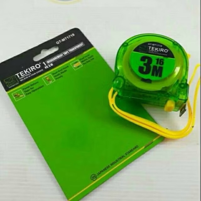 Tekiro Meteran 3 Meter (Transparan)