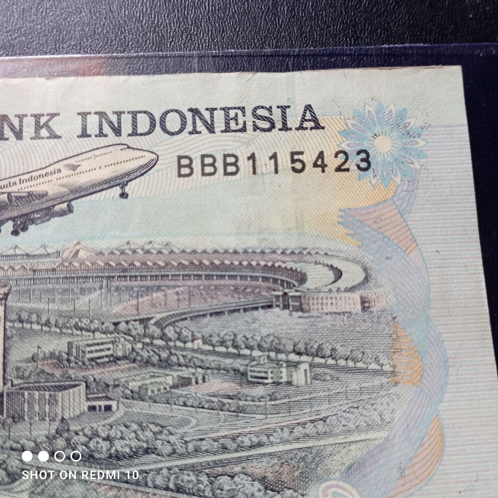 prefik BBB uang kertas 50000 rupiah suharto tahun 1995 bekas baik asli
