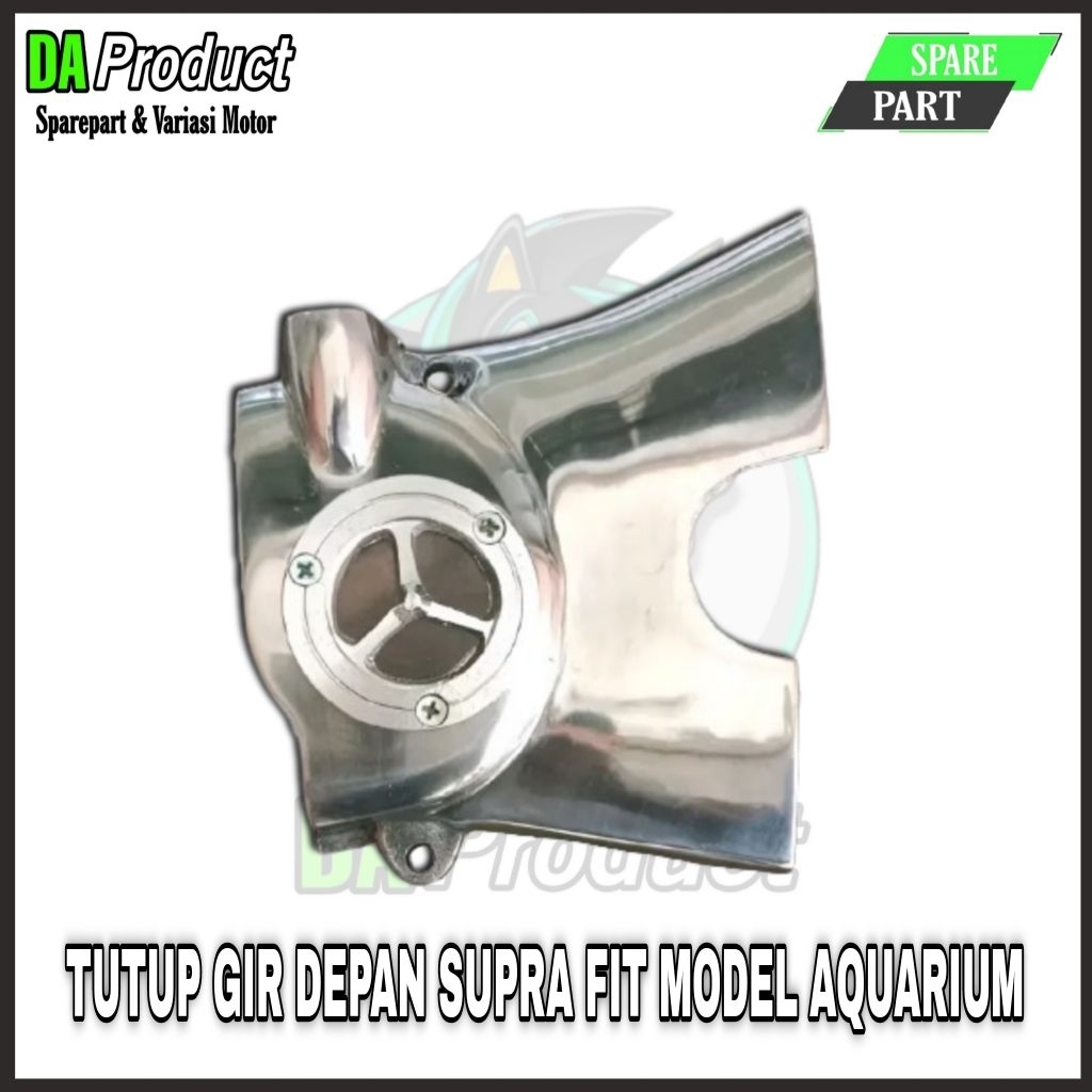 TUTUP GIR GEAR GER DEPAN SUPRA LAMA FIT X SUPRA LAMA 110 MODEL AQUARIUM LOGO MERSI