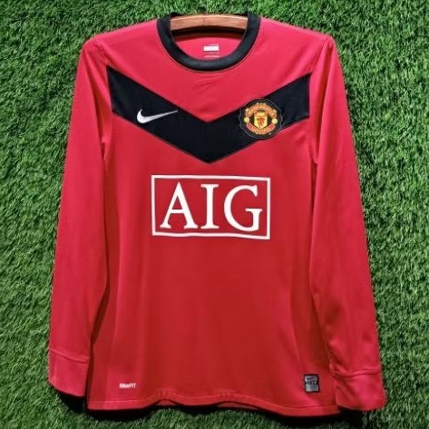 Jersey Manchester United Original 2009-2010 Home Longsleeve Small