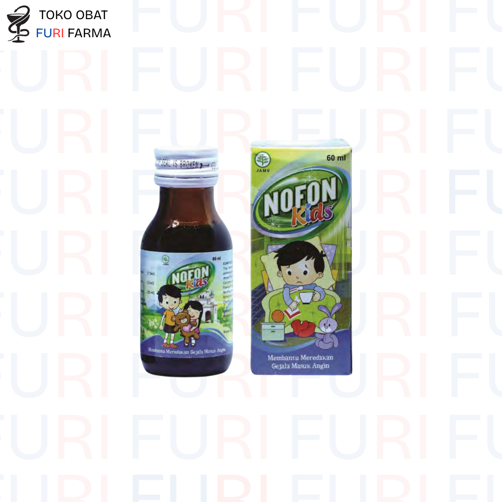 

Nofon Kids Syrup 60ml Herbal | Sirup Anak Mual Muntah Kembung Masuk Angin