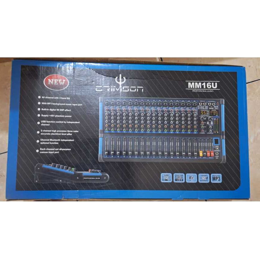 Mixer 16 channel MM 16 U Crimson