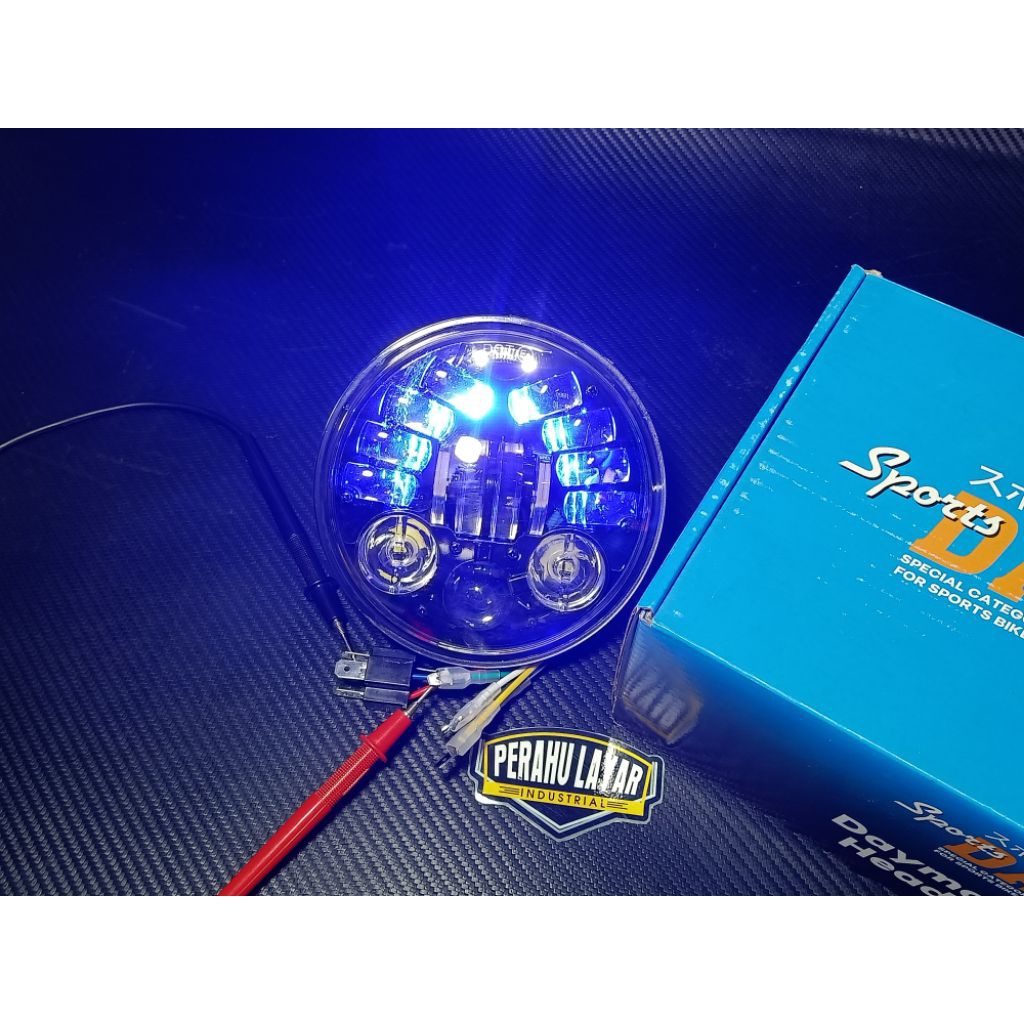 lampu depan daymaker day 5,75inc senja biru
