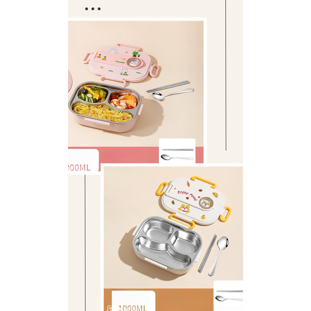 Kotak Makan Lunch Box Stainless 316