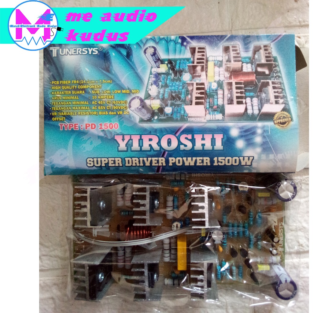 DRIVER POWER YIROSHI PD-1500 WATT TUNERSYS