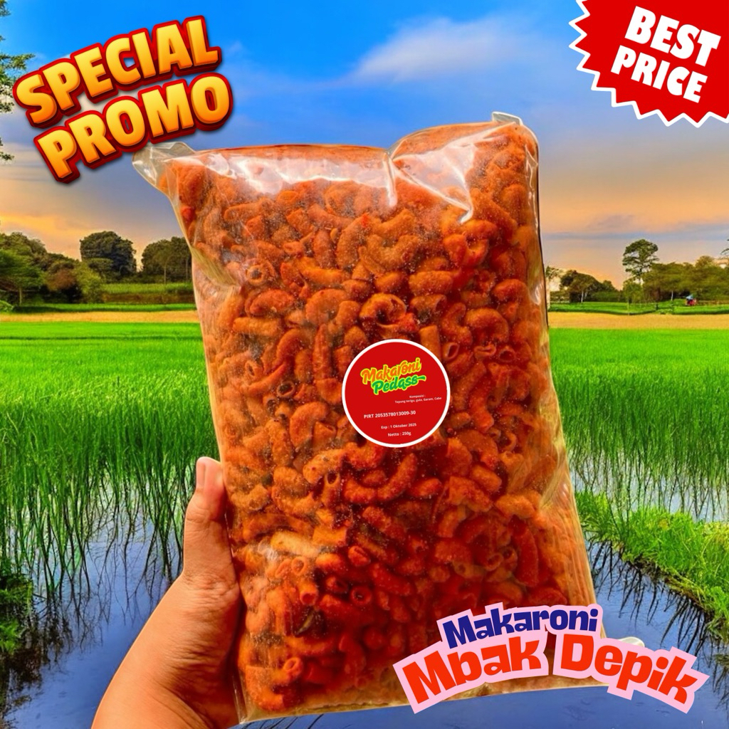 

Makaroni Kriuk Pedas 250g – Snack Kekinian Favorit Anak Muda