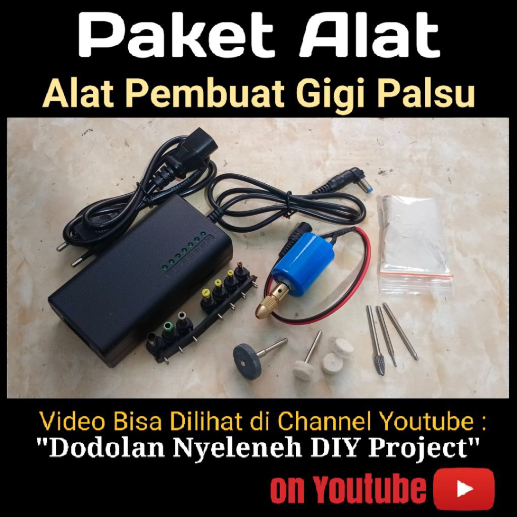 Paket ALAT Pembuatan Gigi Palsu Akrilik (Paket Bahan Terpisah)