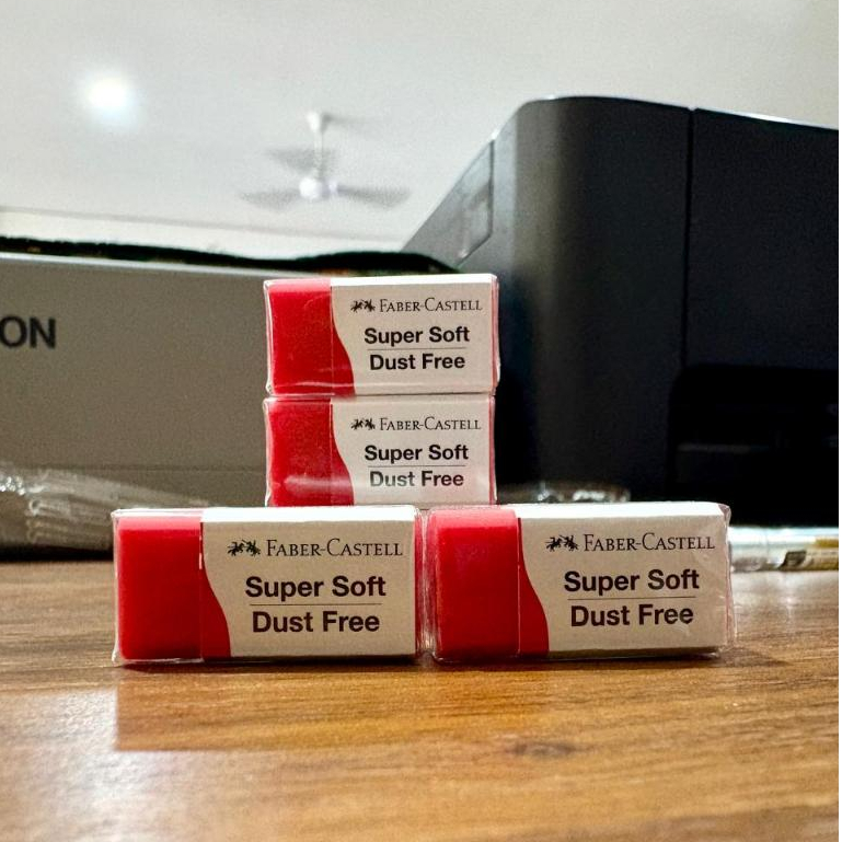 

Faber Castell Penghapus Merah Kecil Dust Free Super Soft per Pcs