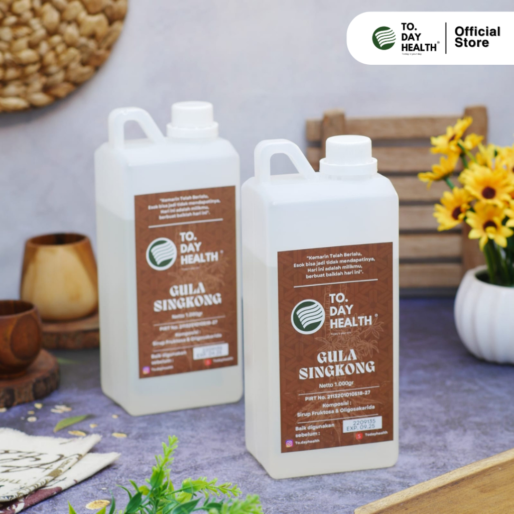 

Today Health Gula Singkong Cair 1kg Rendah Kalori Bebas Gluten Aman Diabetes Gula Diet Gulakong