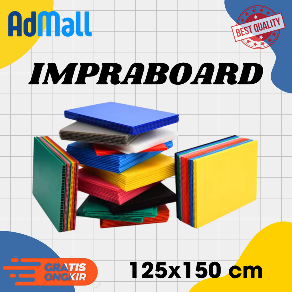 

Impraboard 125x150 cm / Infraboard / Corrugated Board / Impraboard Banner