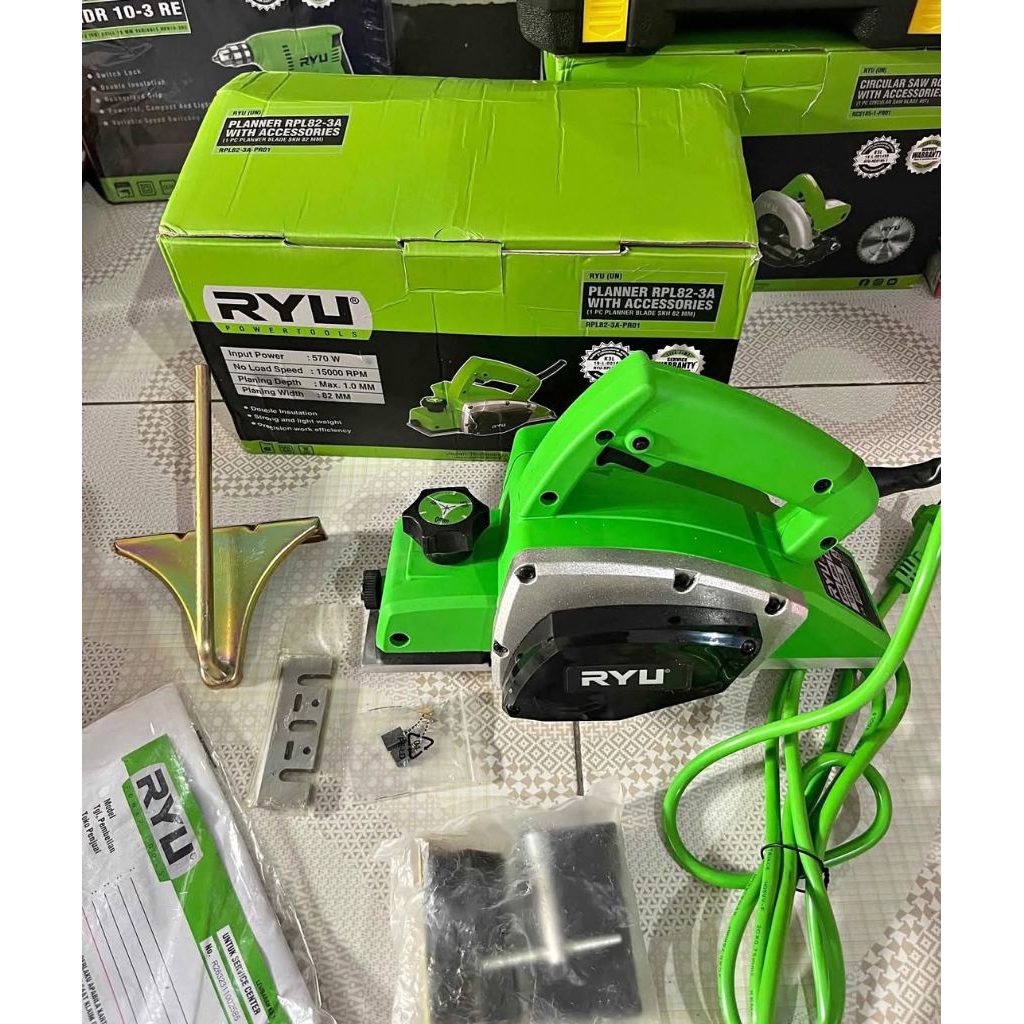 RYU MESIN PLANER KAYU ORIGINAL