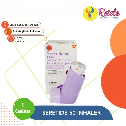 SERETIDE 50 INHALER 120 dossis
