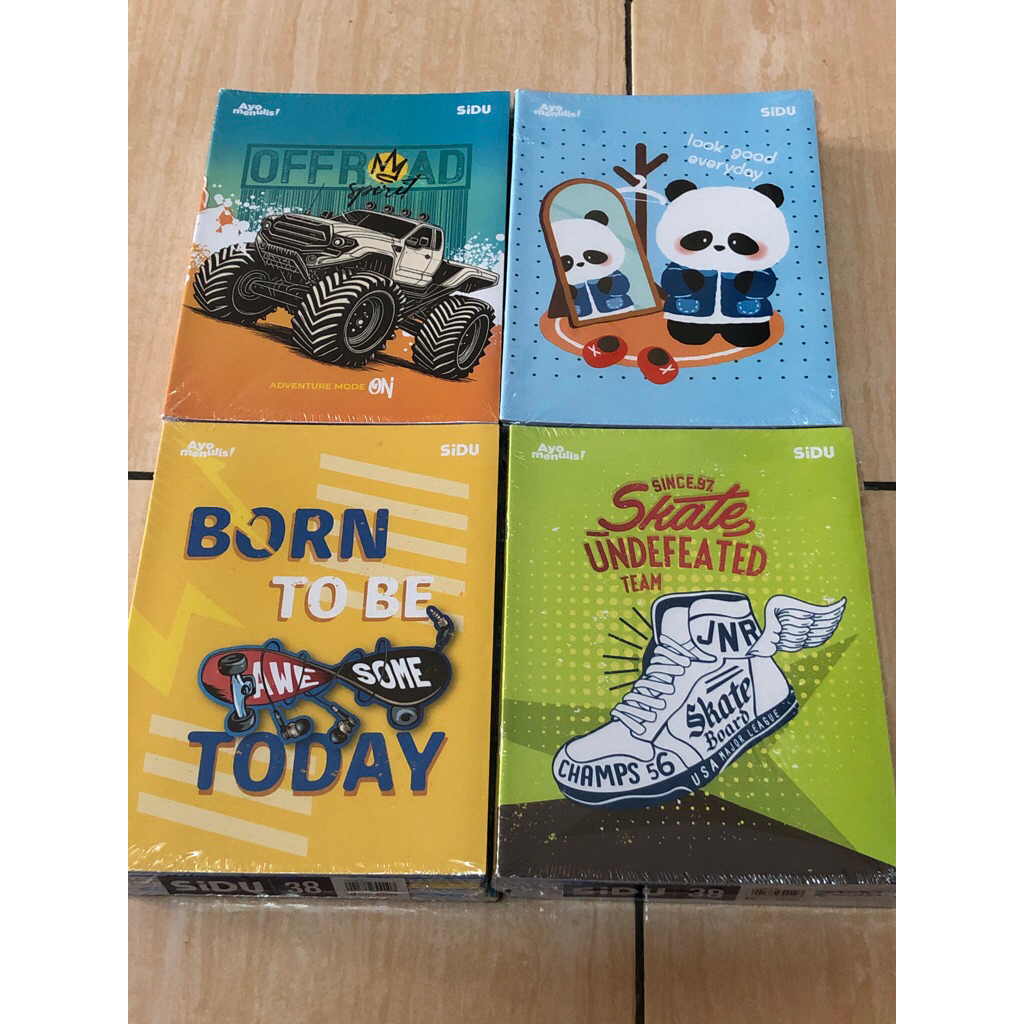 

Buku tulis kecil SIDU isi 10, 38 lembar