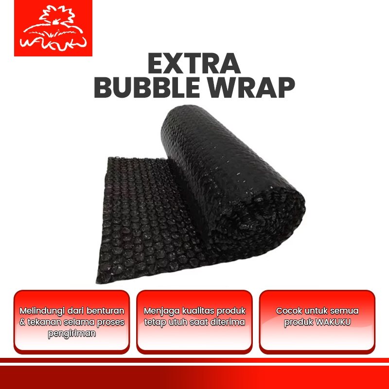 

[WAJIB ORDER] EXTRA BUBBLE WRAP Untuk Menambah Proteksi Barang Anda