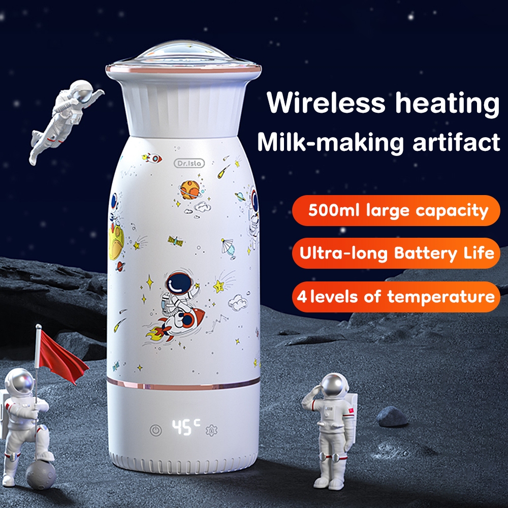 Dr.isla Pemanas Air Listrik Portabel Diisi Ulang 40-55° Penghangat Asi Wireless 500Ml N39