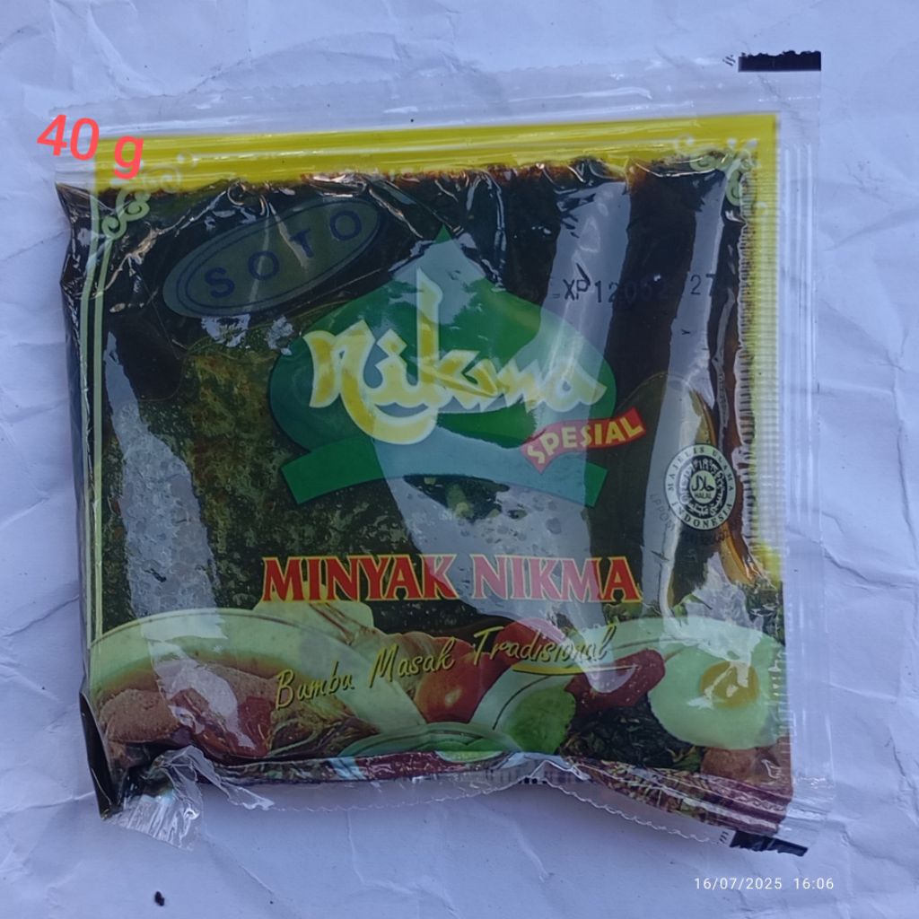 

MINYAK NIKMA spesial bumbu soto minang 40 gr