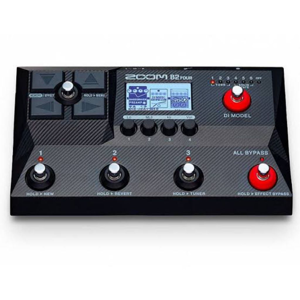 EFEK GITAR ZOOM B2 FOUR BASS MULTI EFFECT PROCESSOR