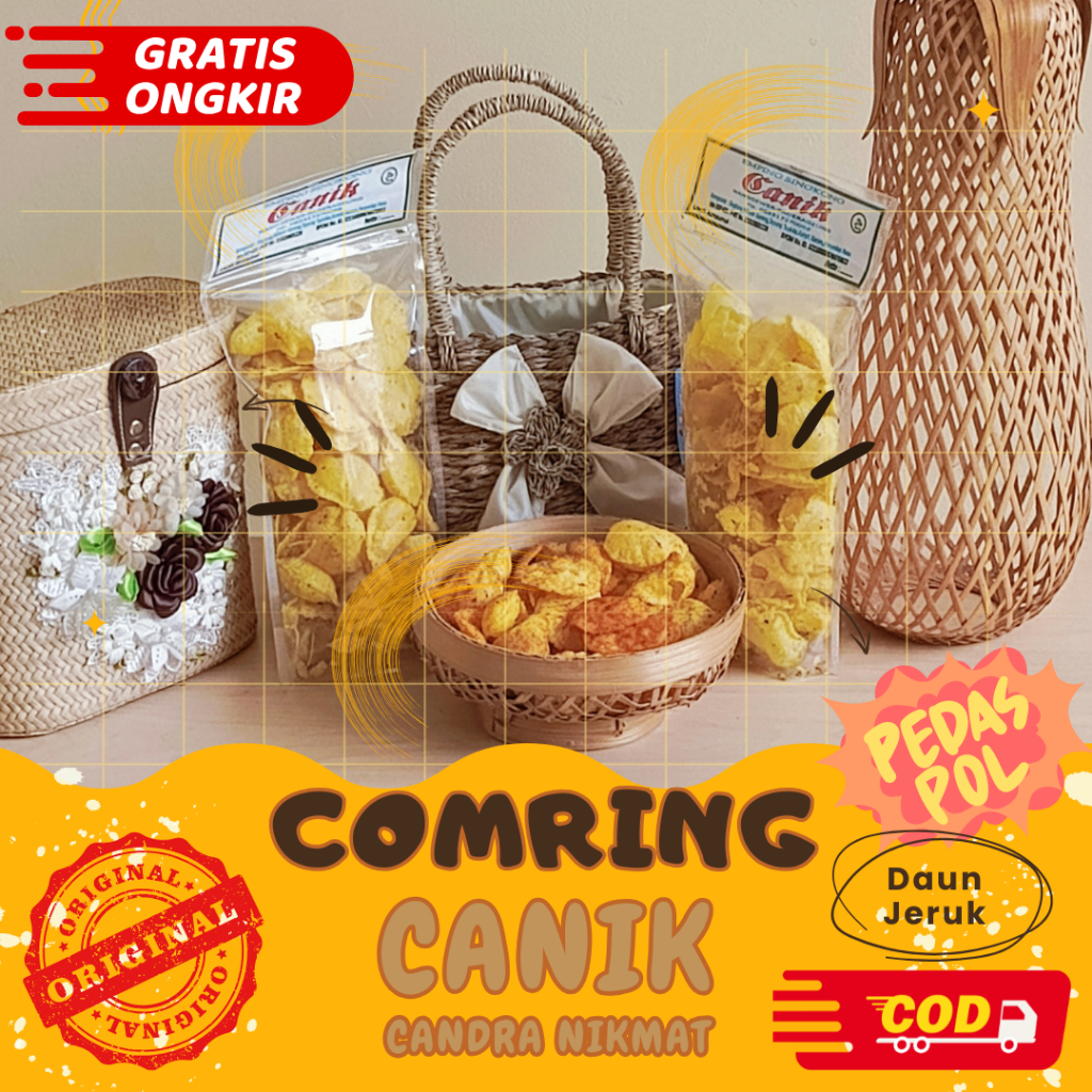 

Gemblong / Kecimpring / Comring Canik Tipis / Kembung Snack Khas Tasikamalaya