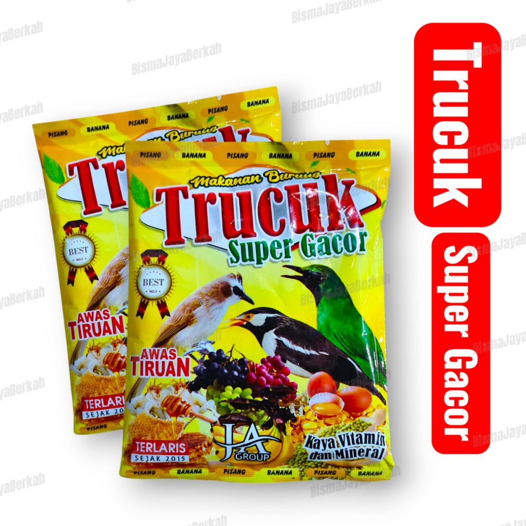 TRUCUK Super Gacor Voer Pakan Burung 150 Gram / Pakan Trucukan Super Gacor
