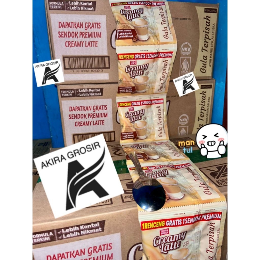 

PLUS SENDOK PREMIUM PILIH LOKAL KOPI CREAMY LATTE 1DUZ 12 RENCENG