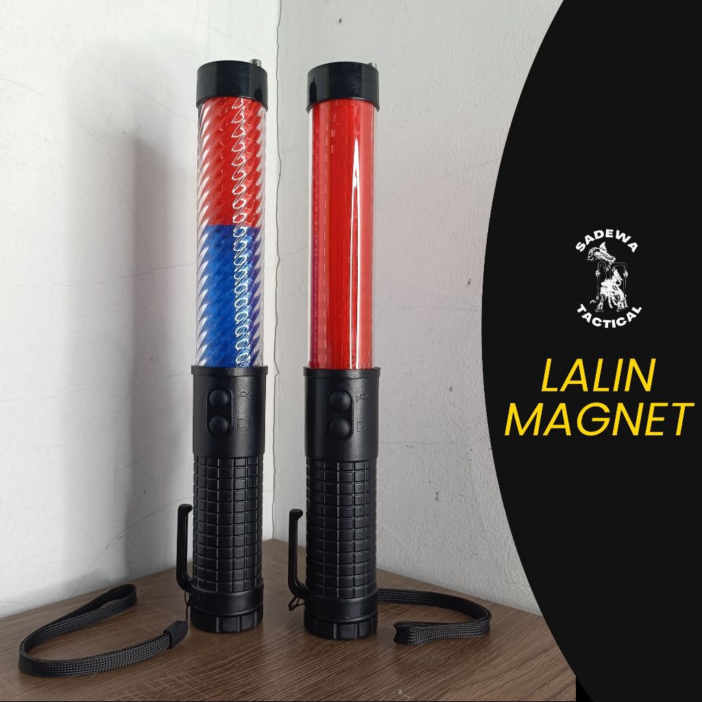Senter Polisi Baton Lalu Lintas Lampu Lalin Senter Parkir + Pluit Peluit Suara / Lampu lalu lintas B