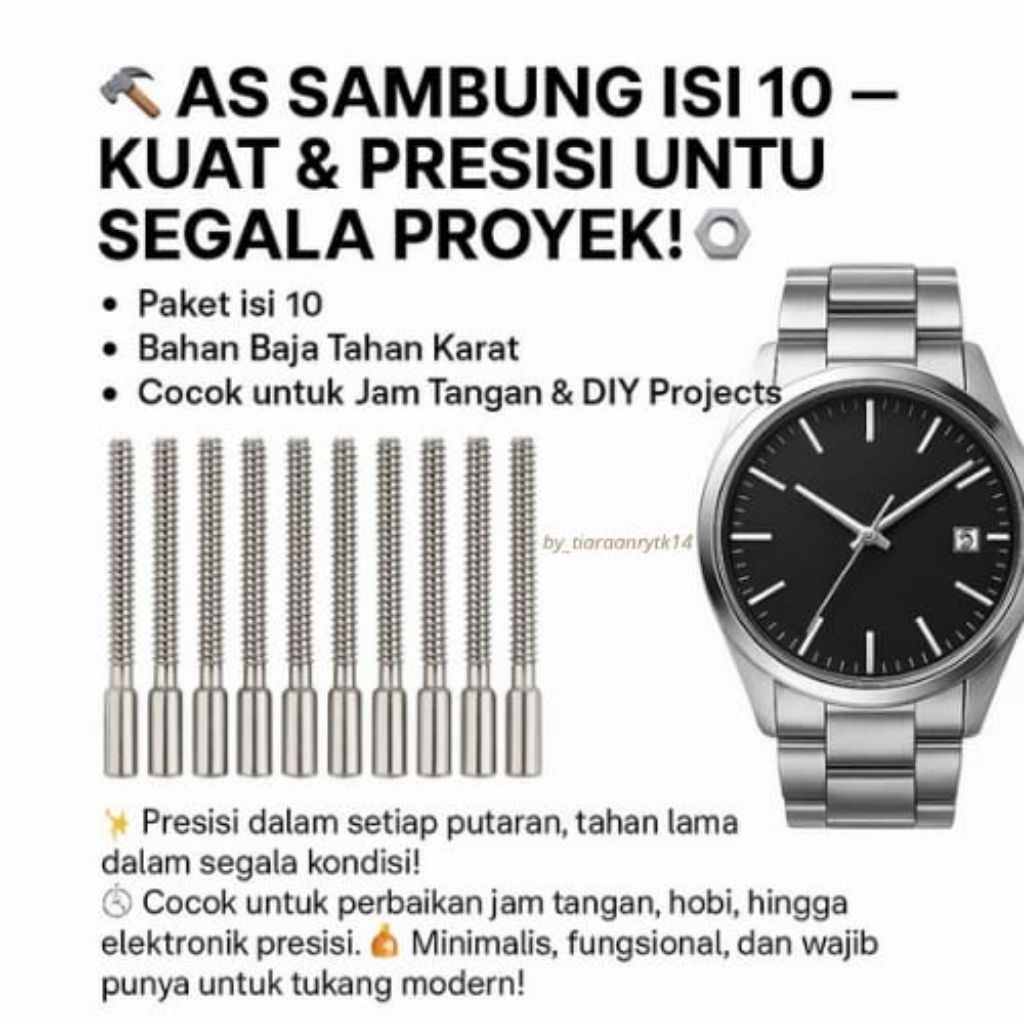 SAMBUNG AS STEM AS PUTAR JAM TANGAN AS CROWN KNOP KNOB