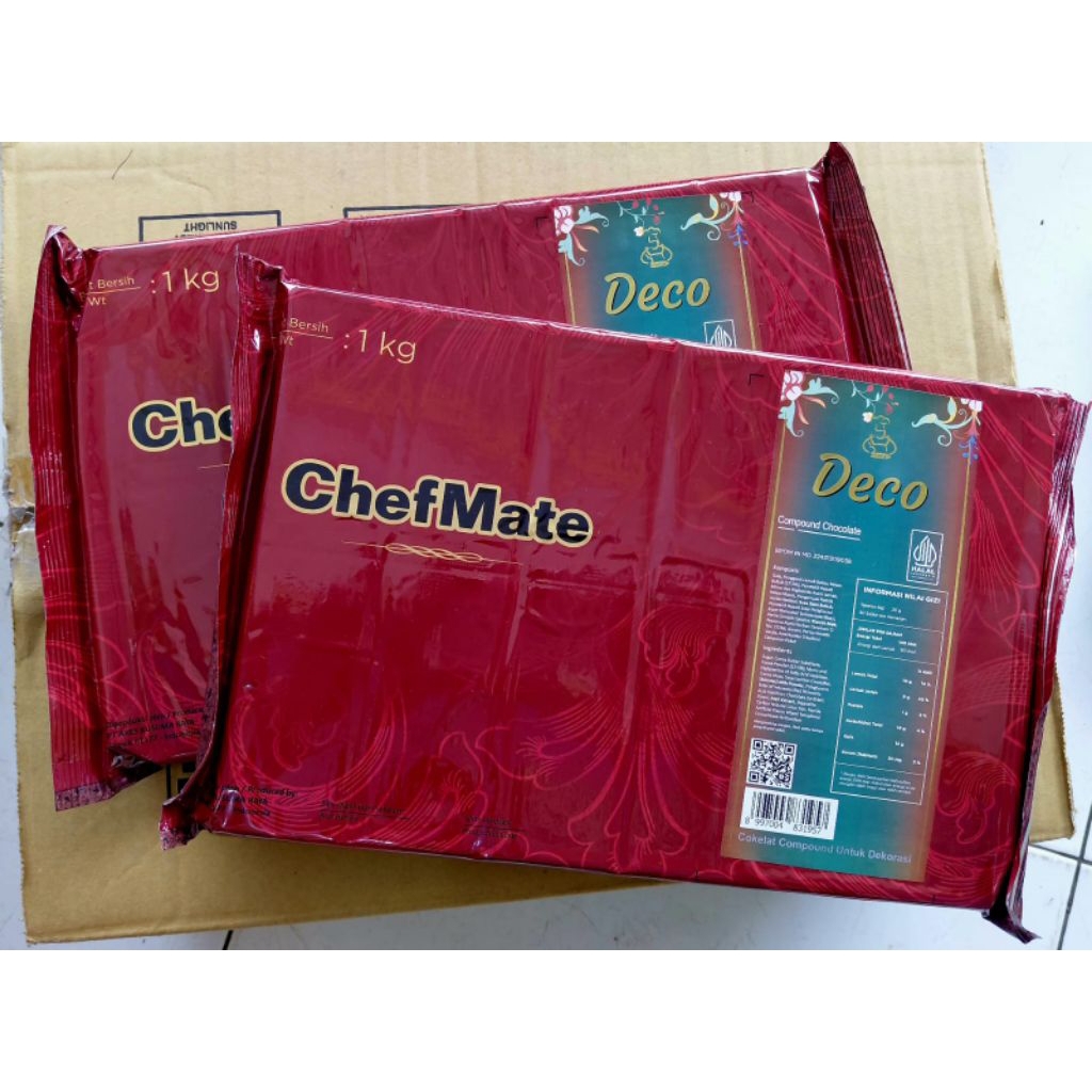 

Chefmate Dark Chocolate / Coklat dark compound 1kg