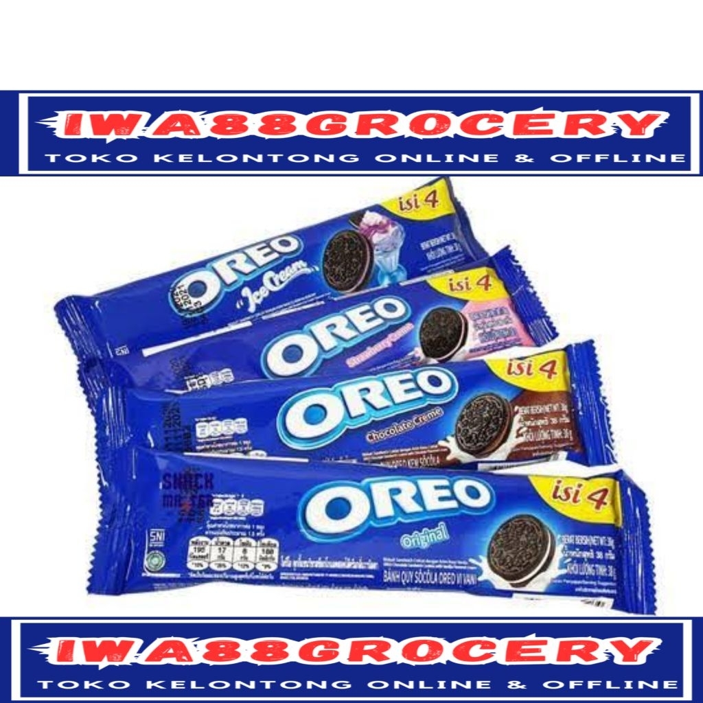 

oreo biskuit sandwich all variant eceran 1 pieces