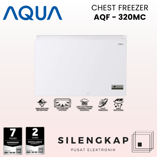 AQUA CHEST FREEZER BOX AQF 320MC - 300 LITER FREEZER BOX BEKU