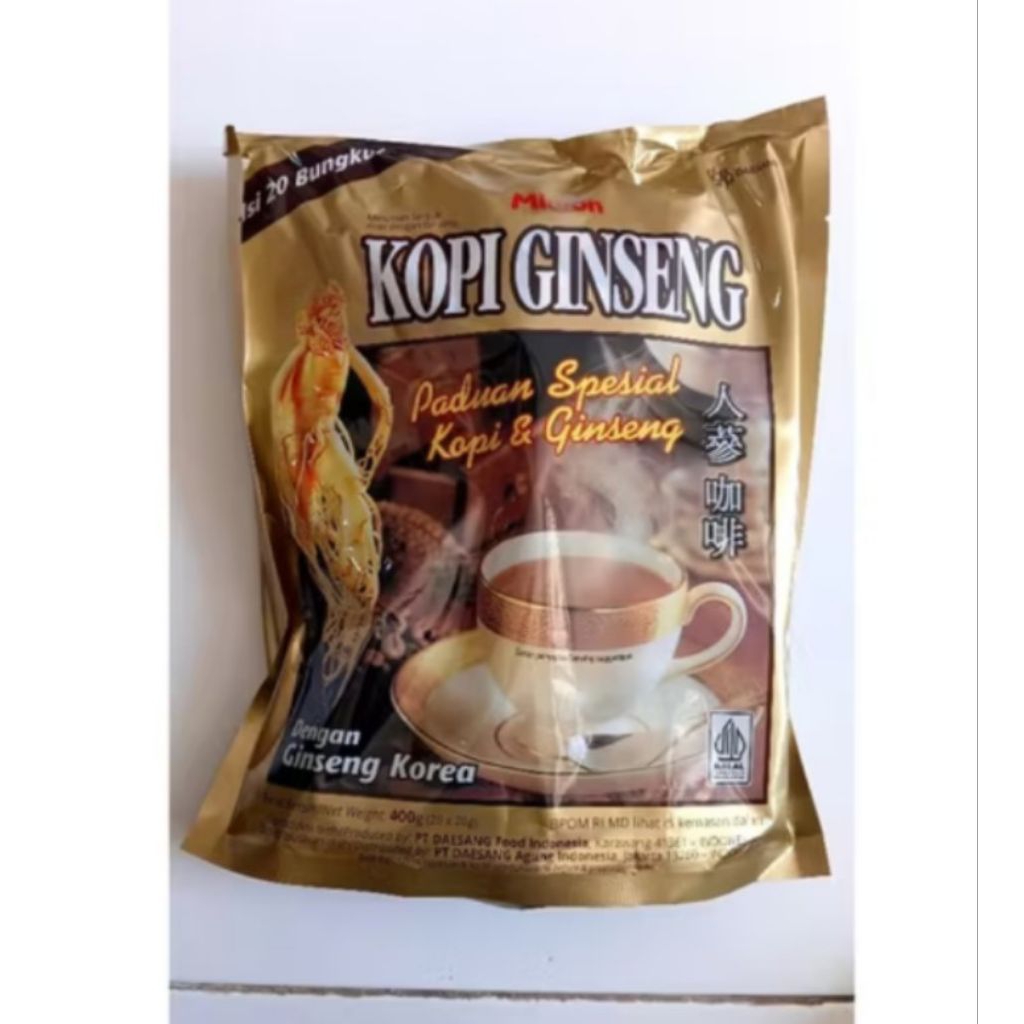 

Miwon kopi ginseng korea / Korean ginseng coffee 1 pak isi 20 sachet