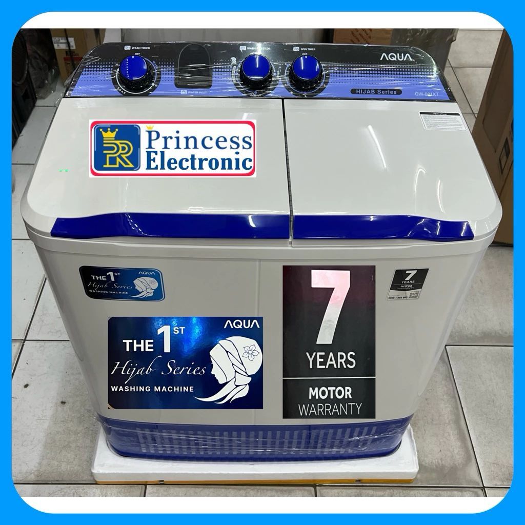 Mesin cuci Sanyo Aqua 7kg hijab series 2 Tabung